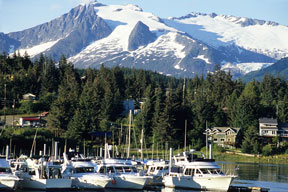 Yachts in Auke Bay, Juneau Alaska